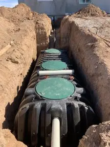 Large-capacity septic system designed for efficient wastewater management